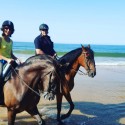 Paseo a caballo por las playas de Doñana