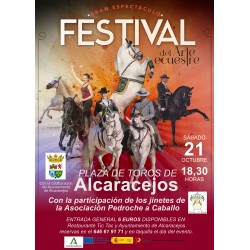 Entrada espectaculo Festival del Arte Ecuestre Almodóvar 14 de octubre de 2023